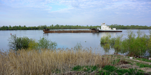 Most of the water on the Irtysh river