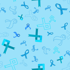 Papel de parede Novembro Azul contra o Câncer