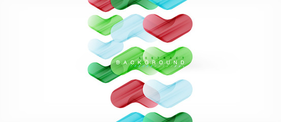 Colorful glossy arrows abstract background