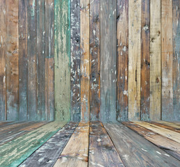 old wooden interior