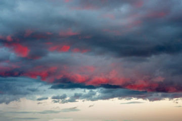Fototapeta premium Clouds at sunset