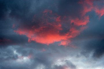 Clouds at sunset