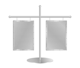 frame of metal on aluminium plate