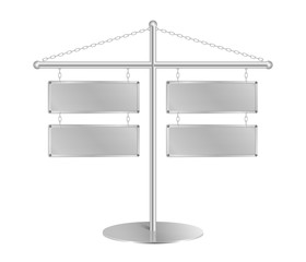 Obraz premium frame of metal on aluminium plate