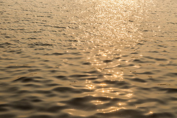 Surface water in the sunset time sunset water