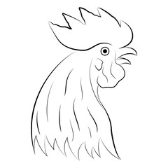 rooster head