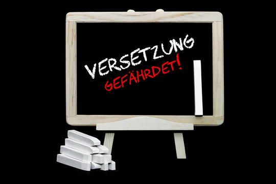 Versetzung gef&auml;hrdet