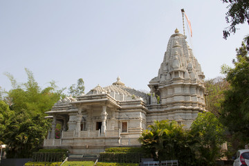 A view of Jain temple at Agarkar Road, Pune, India