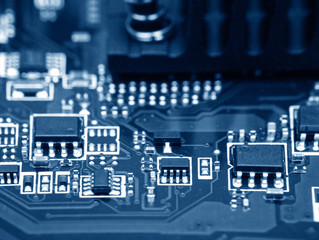 electronic circuit board with processor