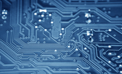 electronic circuit board with processor