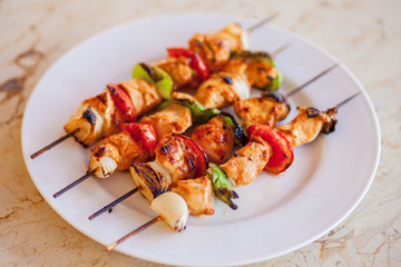 Barbecue on Plate