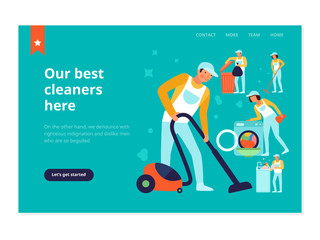 Cleaning Service Web Banner