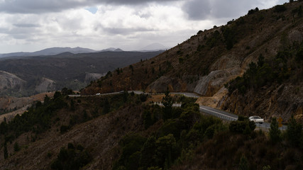 Rocky Hills with road