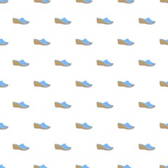 Obraz premium Woman slippers pattern seamless repeat background for any web design