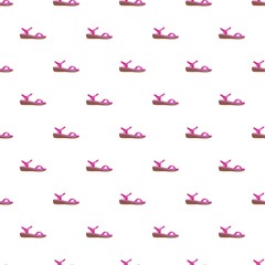 Pink sandal pattern seamless repeat background for any web design