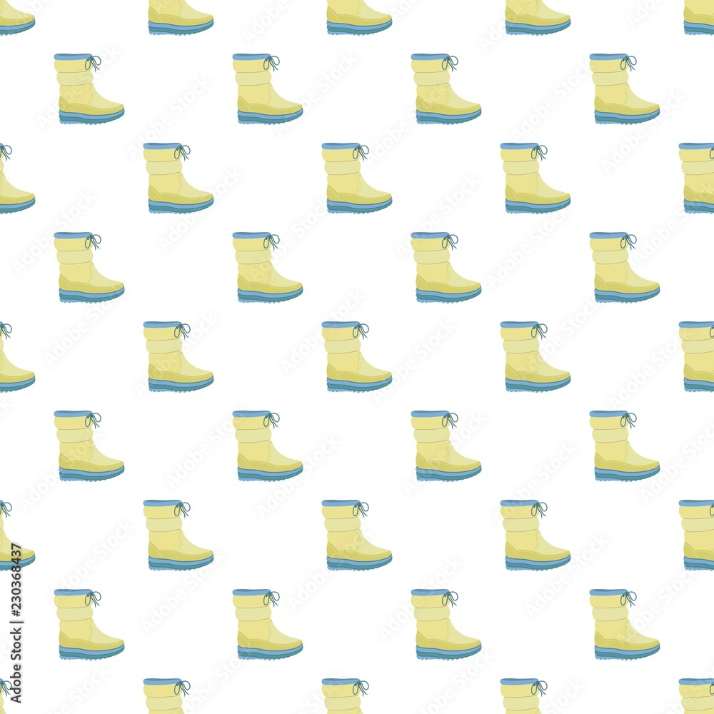 Aufkleber winter warm boot pattern seamless repeat background for any web design