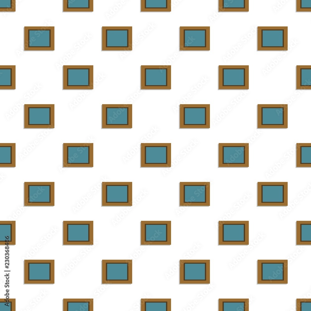 Poster picture in wood frame pattern seamless repeat background for any web design