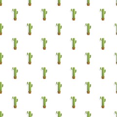 Home pot cactus pattern seamless repeat background for any web design