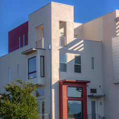Fototapeta premium Entryway to a modern home in Daybreak Utah
