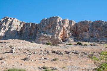 Fototapeta premium Arbel Cliff, lower Galilee