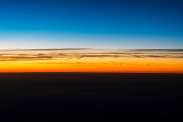 Sunset over Europe