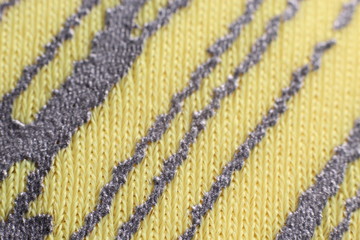Yellow Yarn Macro
