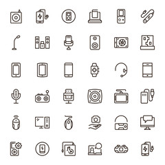 Device flat icon