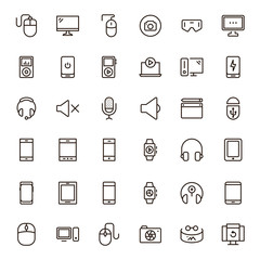 Device flat icon