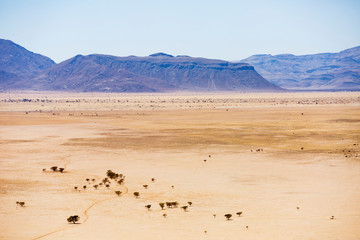 Fototapeta na wymiar Luftaufnahme, Landschaft im Namib-Naukluft-Nationalpark