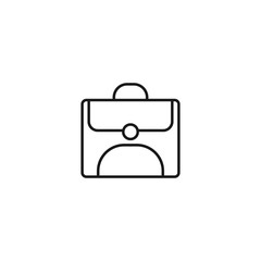 Bag flat icon vector