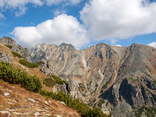 Great Cold Valley in Vysoke Tatry (High Tatras), Slovakia. The Great Cold Valley is 7 km long valley, very attractive for tourists