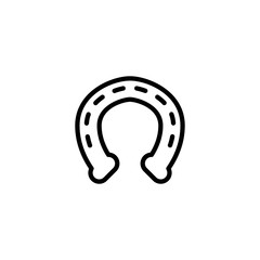 horseshoe icon vector