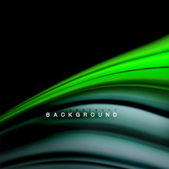 Background abstract - liquid color wave