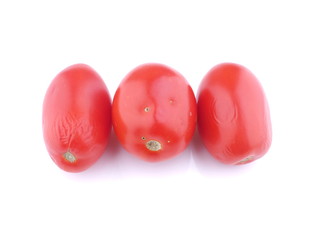 tomatoes in dots on a white background