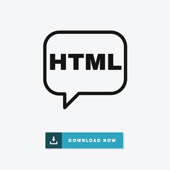 Html vector icon