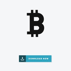 Bitcoin vector icon