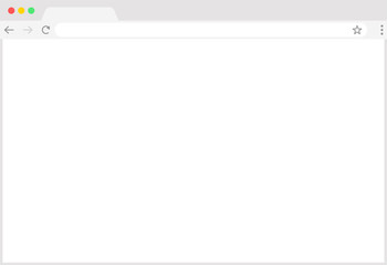 Browser window.Web browser in flat style. Window concept internet browser. Mockup screen design. Vector illustration concept.
