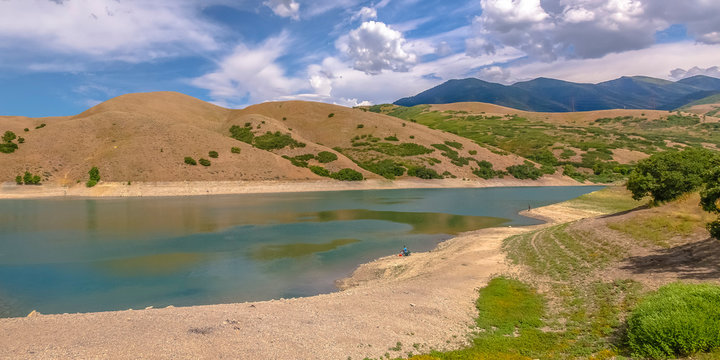 Reservoir at Settlement Canyon in Tooele Utah