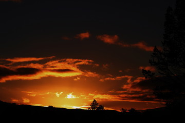 Like fire in the sky
