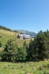 Road to Montgarri in the valley of Aran