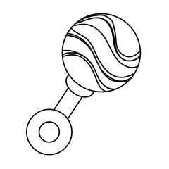Jingle Bell baby toy icon