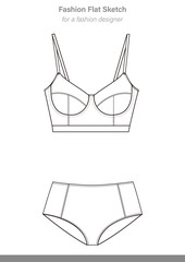 Underwear Vector Images Illustrator template