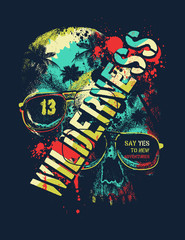Fototapeta premium Vintage urban typography t-shirt graphics