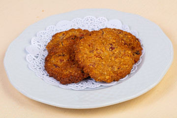 Homemade oats cookies