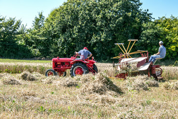 Moisson à l'ancienne