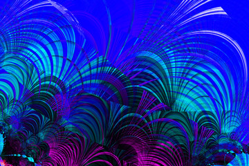 Fototapeta na wymiar The colors in the series, Fancy paint. Background consists of fractal color texture and is suitable for use in projects on imagination, creativity and design.