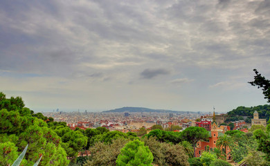 Fototapeta na wymiar Barcelona landmarks, Spain