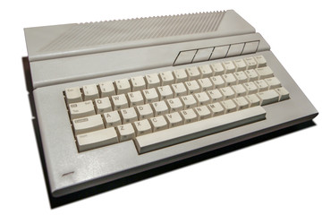 gray old computer keyboard