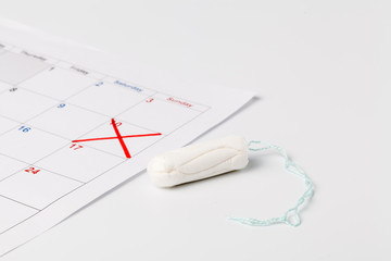 female periods calendar for checking menstruation days
