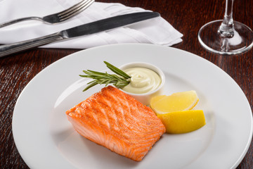 Nice dinner for a gourmet